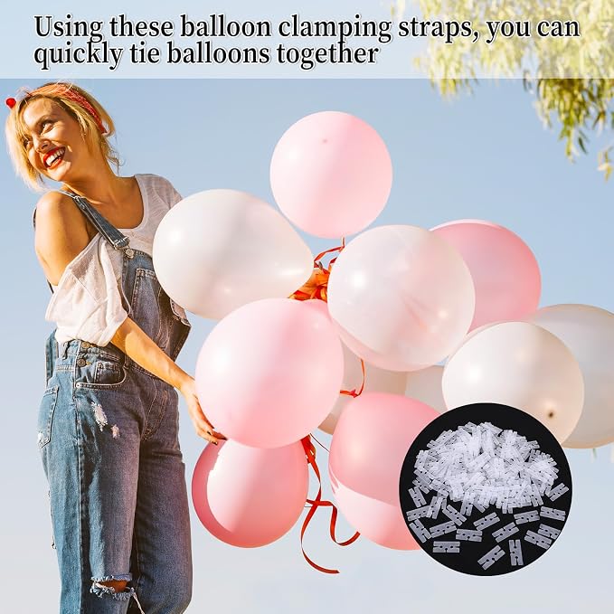 Giantree 200 Pcs Plastic Balloon Ties - Image 5