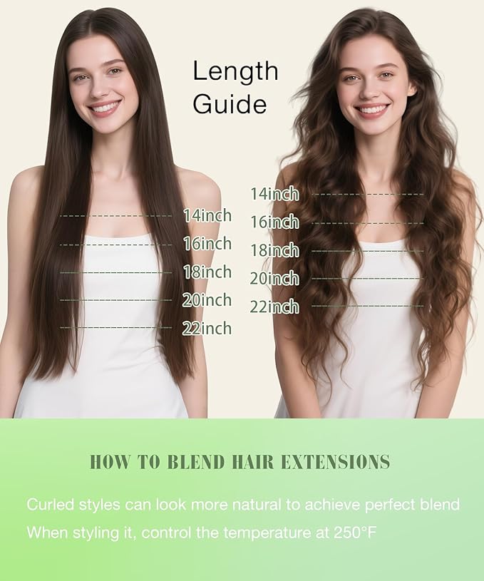 SURNEL Tape in Hair Extensions Balayage #3/8/22 Darker Brown to Ash Brown mixed Blonde Tape in Hair Extensions Human Hair 20 inch 20pcs 50g(#3/8/22-20)