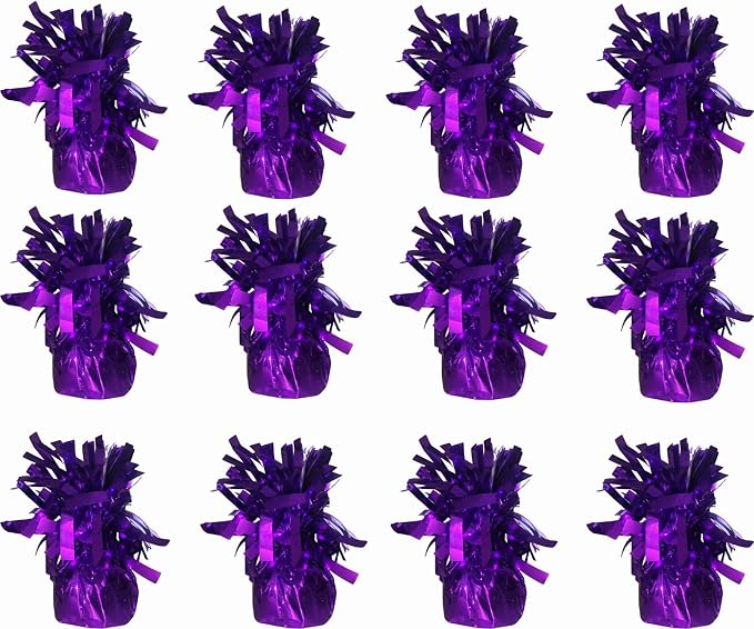 Balloon Weights, 12 Pieces, Weight 0.36Lb | Aluminum Foil, Suitable by Unknown