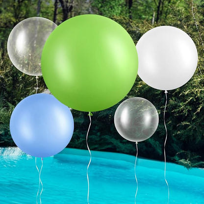 Gejoy 24 Pcs Pool Giant Balloons 36/24/18 Inch Jumbo Large Big Latex Balloons - Image 7