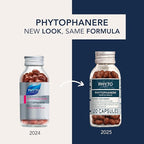 PHYTO Phytophanère 100% Natural Hair Loss Thinning Dietary Supplement, 2-Month Supply 120 Count (Pack of 1)