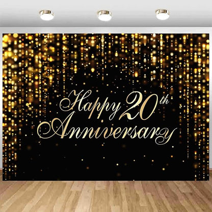 Happy 20th Anniversary Backdrop - Image 5