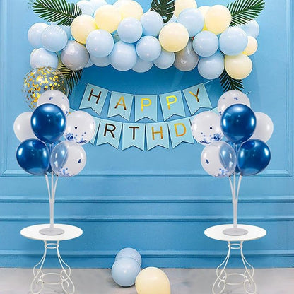 ZJDHPTY 4Set Blue Balloon Stand Table Centerpieces Party Decor | Blue Balloons - Image 6