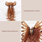 Hair Claw Clips for Thick Hair, 4 Pack - Extra Large Jelly Hair Claw Clips for Women, 4.75" Hair Accessories for Women Girls Gifts, Jelly 4 Colors