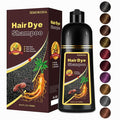 Hair Dye Shampoo 3 in 1, Light Brown Hair Dye 16.9 FL Oz, Hair Shampoo, Semi-Permanent Hair Color Shampoo, Lasts 30 Days (Light Brown)