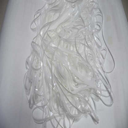 BRAVESHINE White Streamers Party Backdrop Decorations | Fringe Curtains | 2 - Image 5