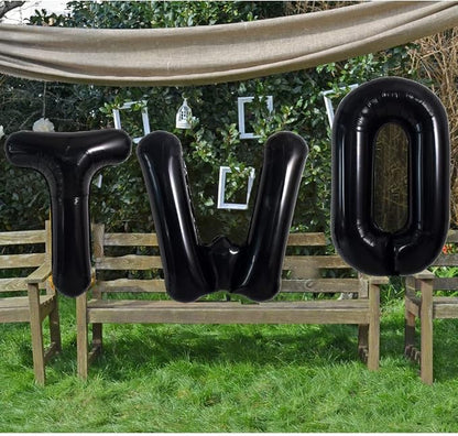 TONIFUL 40 Inch Large Black O Letter Balloon - Image 6