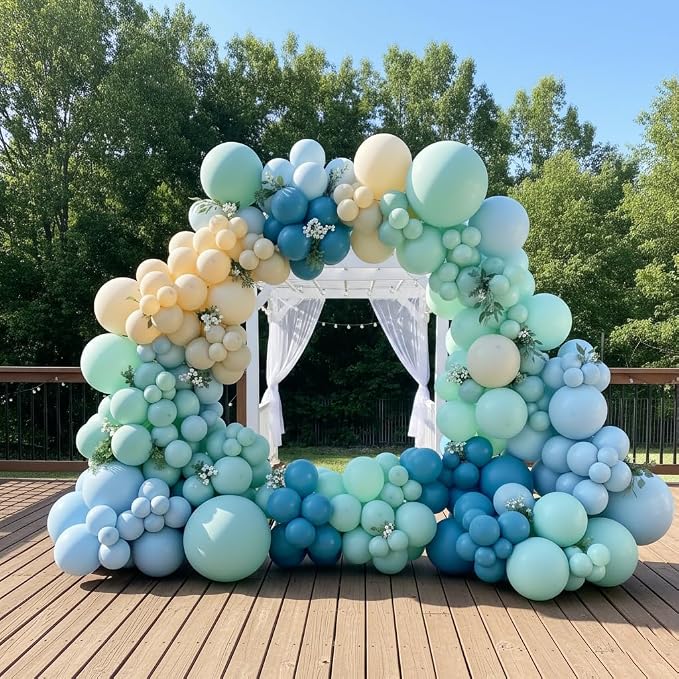 163Pcs Under The Sea Balloon Garland Arch Kit - Image 6