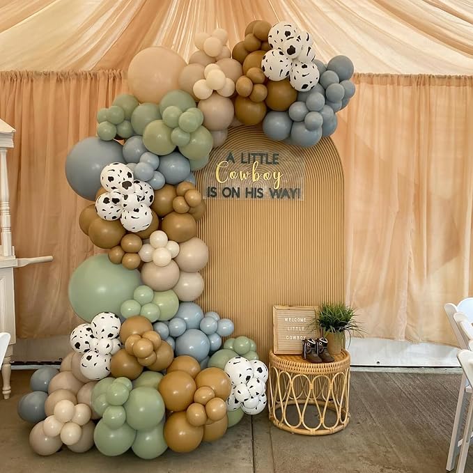 Sage Green Balloons 12 inch, Dusty Green 50pcs Party Balloons | Wedding - Image 6