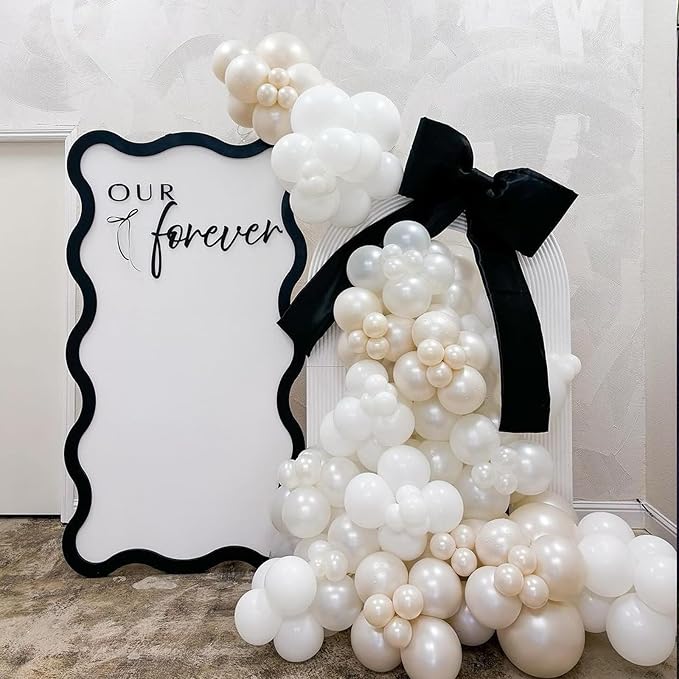 Pearl White Balloons 12 inch - Image 5