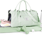 Gym Bag Womens,Travel Duffel Carry on Bag Sport Tote Bag Weekend Overnight Bag