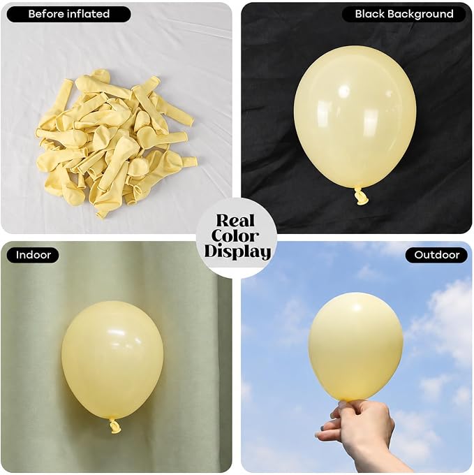 Pastel Yellow Balloons - Image 2