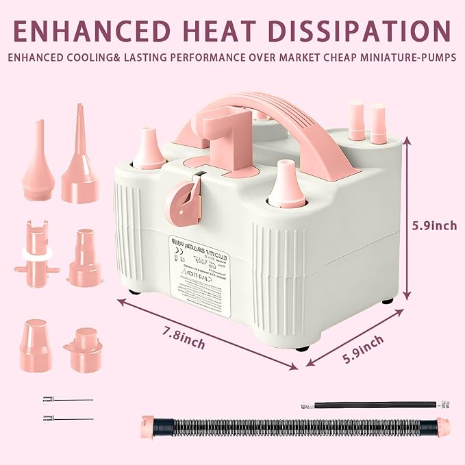 4-in-1 Electric Balloon Pump for All Balloons, Inflatables, and Sports Balls - Image 7