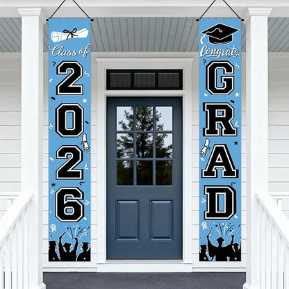 Graduation Banner Class of 2026, Graduation Decorations 2026 Porch Banner - Image 5