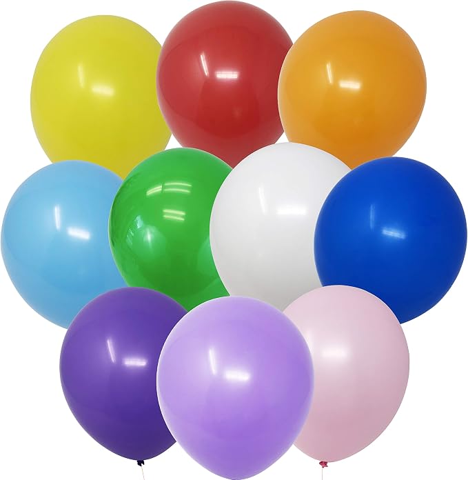 Allgala 100 Count 9 Inch Helium Grade Premium Latex Balloons by Allgala