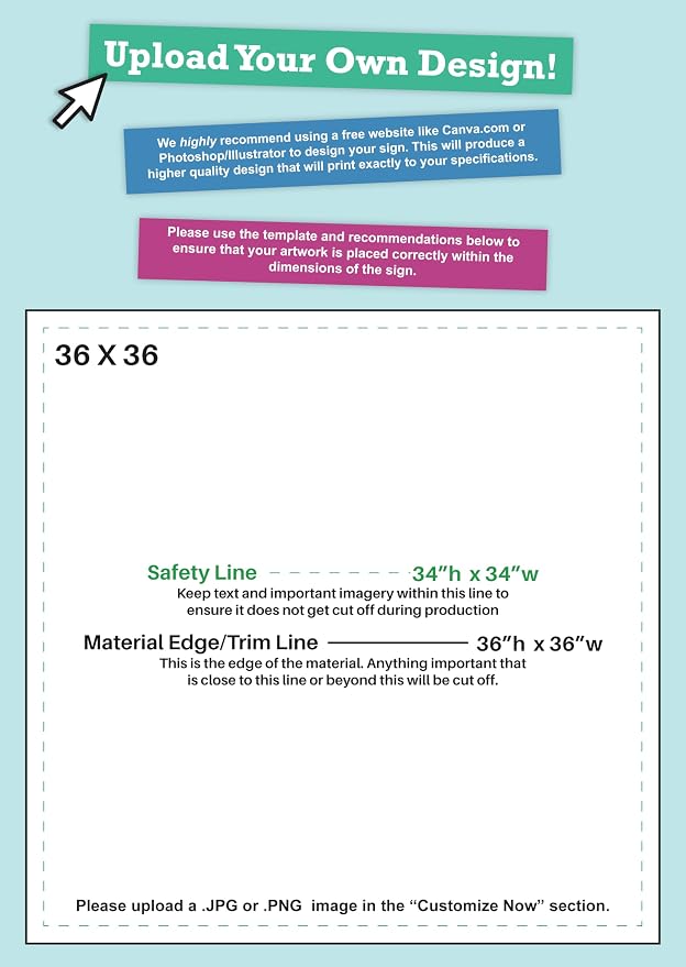 CustomForMe Personalized Vinyl Banner – Vinyl Printed Customizable Banner - Image 3