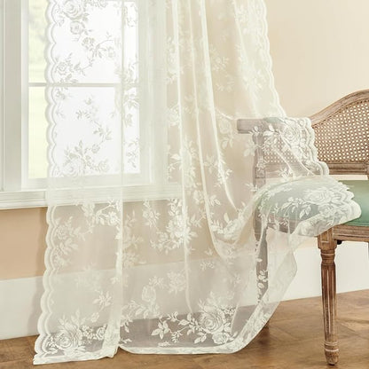 SEEKRIGHT Vintage Lace Curtains - Image 5