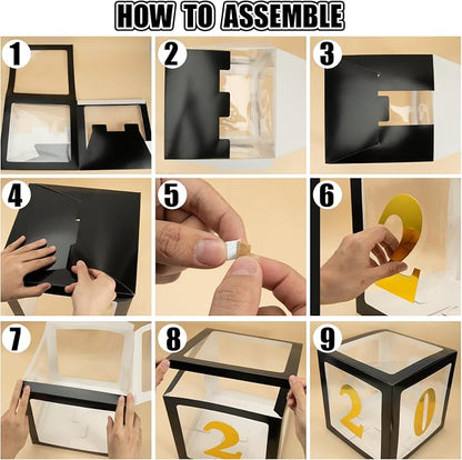 2026 Graduation Decoration Black Balloon Boxes - Image 4