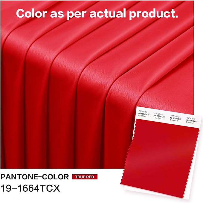 10ft×12ft Red Backdrop Curtain for Wedding Parties, 2 Panels Wrinkle Free - Image 5