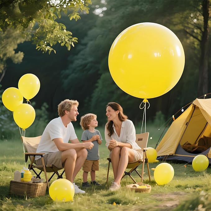 Yellow Giant Balloons 36 Inch - Image 6
