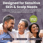 Marie Originals Eczema & Psoriasis Nourishing Shampoo and Conditioner Bundle – Itchy Scalp Relief, Dry Scalp Shampoo & Hydrating Conditioner with Tea Tree, Lavender & Peppermint – 8 oz Each