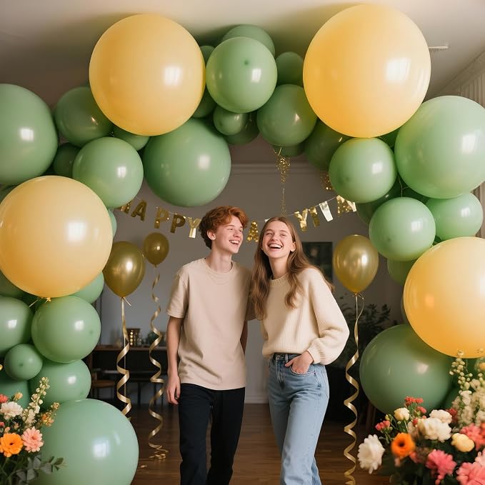 Sage Green Balloon Arch Kit 111Pcs 18 12 5 Inch Latex Party Balloons Garland - Image 6