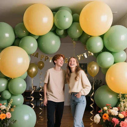 Sage Green Balloon Arch Kit 111Pcs 18 12 5 Inch Latex Party Balloons Garland - Image 6