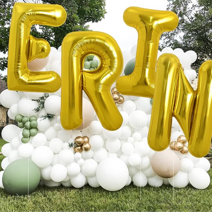 TONIFUL 40 Inch Large Gold Letter I Foil Balloons Alphabet Balloons | Giant - Image 5