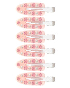 HAIMEIKANG 6 PCs Acrylic Creaseless Hair Clips for Women - No Crease No Bend Hair Clip Makeup Bangs Clips for Women and Girls Flat Hair Clips for Hair Styling