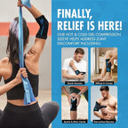 Perfect Remedy Freeze Sleeve - Hot & Cold Arm Ice Pack Wrap Compression - Tennis Elbow Cold Pack Compression for Support in Injuries - Ice Sleeve for Knee, Elbow (Small-Medium)