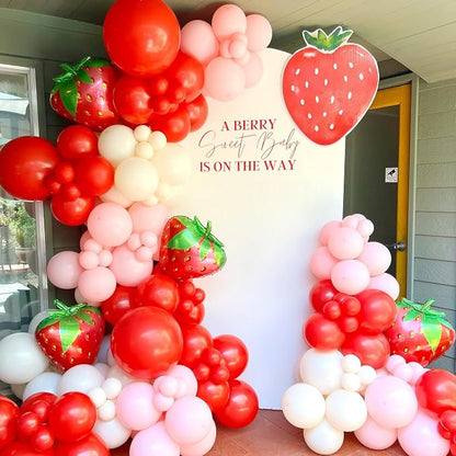 Strawberry Balloons Garland Arch Kit 153pcs - Image 5