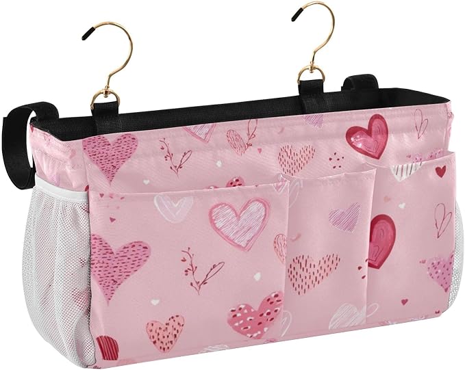 Bedside Caddy Hanging Bunk Bed Caddy Bed Organizer Hanging Pocket - Image 2