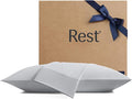 REST® Evercool®+ Cooling Pillowcases Standard - 2 Pillowcases for Sensitive Skin, Silver Infused Fabric for Hygienic Sleep, Silky Smooth for Curly Hair, High Elastic for Snug Fit (19x29 inches)