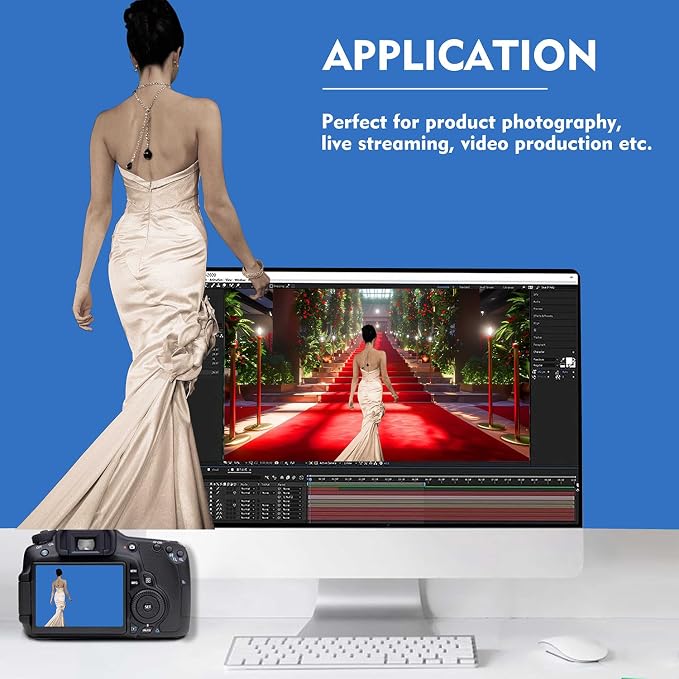 Royal Blue Photography Backdrop - Image 3