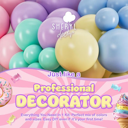 ALL-IN-1 Pastel Balloon Arch Kit - Image 8