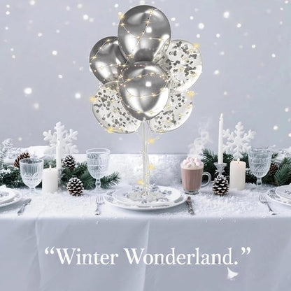 2Set Silver Balloons Stand, Balloons Stands - Image 4