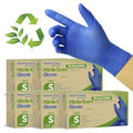 Jointown Biodegradable Nitrile Exam Gloves, Disposable Medical Surgical Gloves, Violet Blue Nitrile Glove, Latex Free, Food Safe, 1000 Count, Small
