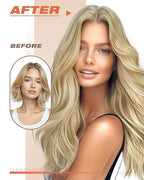 Sunny Hair Tape in Hair Extensions Real Human Hair Invisible Remy Hair Extensions Tape ins for Women Golden Blonde Highlight Medium Blonde 24 inch 20Pcs 50G