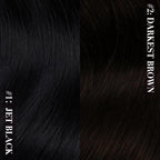 YoungSee 120G Wire Hair Extensions Human Hair Black Invisible Wire Hair Extensions Jet Black Headband Hair Extension for Women 16Inch