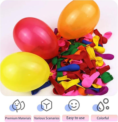 Assorted Colors Balloons, 500 Pack 3 Inch Rainbow Latex Balloons, Small - Image 2