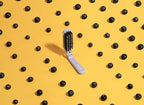 Uffy MiniPop Travel Hair Brush – Mini Folding Boar Bristles for Women, Men & Kids | Kid-Friendly Portable Purse Brush for Wet & Dry Hair, Curly or Straight | Pocket-Size Detangler – Lavender