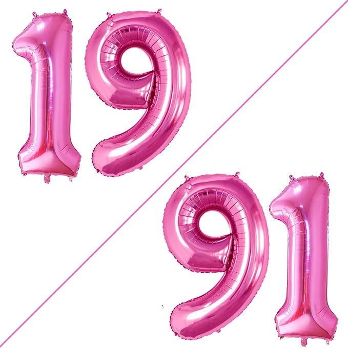 Number 19 Balloons for 19th Birthday Sweet 19 Party Decorations, 42 Inch Jumbo by GOER