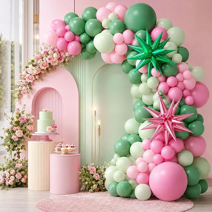 Pink and Green Balloon Arch Garland Kit - Image 4