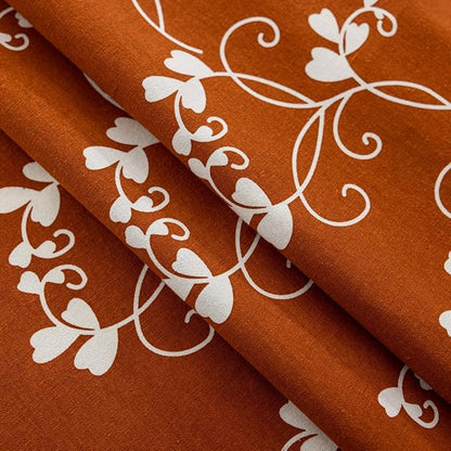 Boho Terracotta Curtains Farmhouse Curtains - Image 7