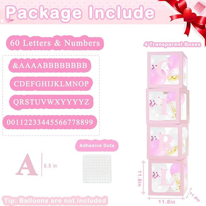 Lovelite Pink Baby Boxes with Letters - Image 2