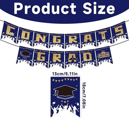 Congrats Grad Banners, Congratulations Grad Banner, Graduation Decorations - Image 2