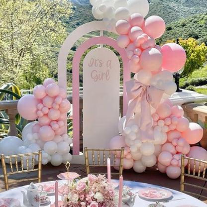 Awenztech Light Pink Balloons 12 inch, Pastel Pink Latex Balloon 50pcs Party - Image 6