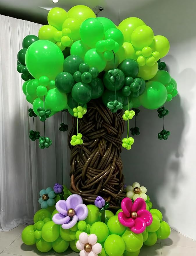 Green Balloons, Latex Balloons for Christmas, Baby Shower, Jungle Safari - Image 6
