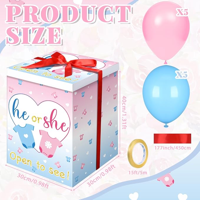 Hungdao Gender Reveal Balloon Box - Image 2