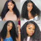 Seamless 3C 4A Kinky Curly Clip In Extension PU Weft Curly Clip in Extension Human Hair Clip Ins Full Head for Black Women Brazilian Remy Human Hair Natural Color 8Pcs with18clips 120g/Set (22 inch)